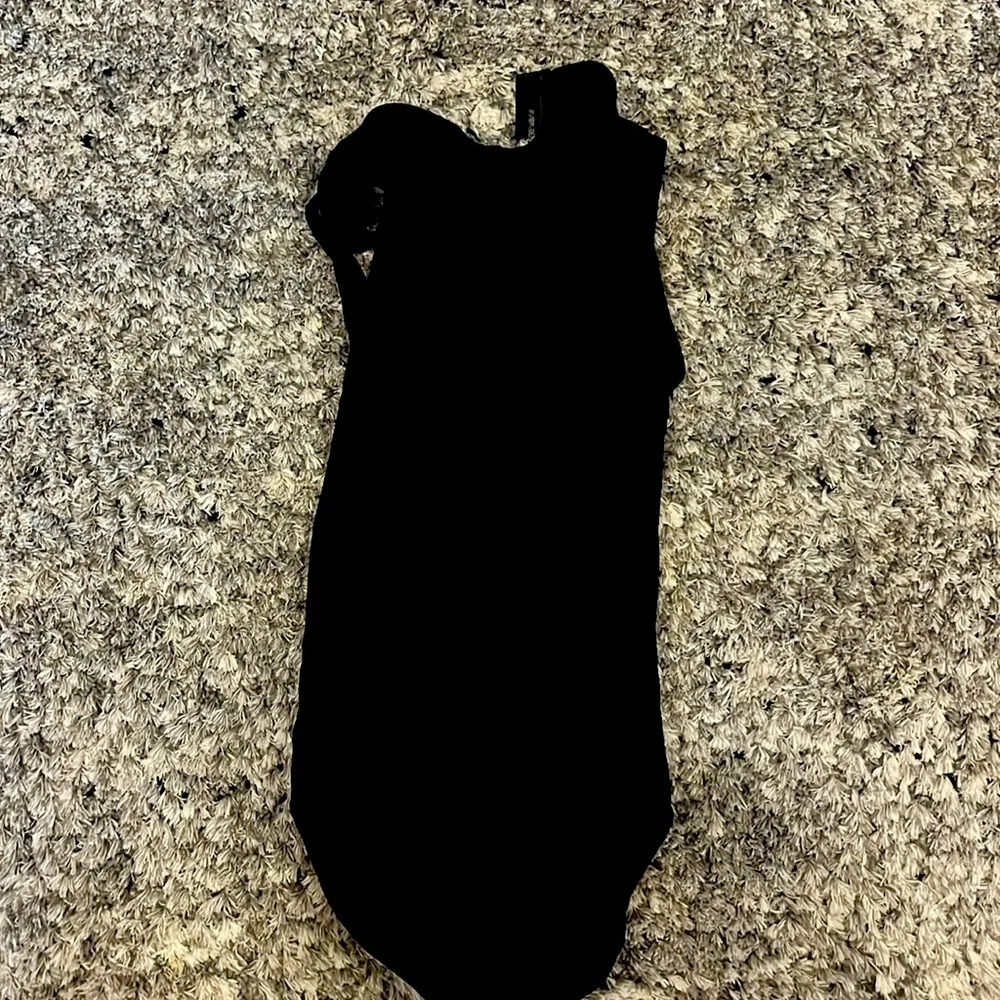 Black dance leotard